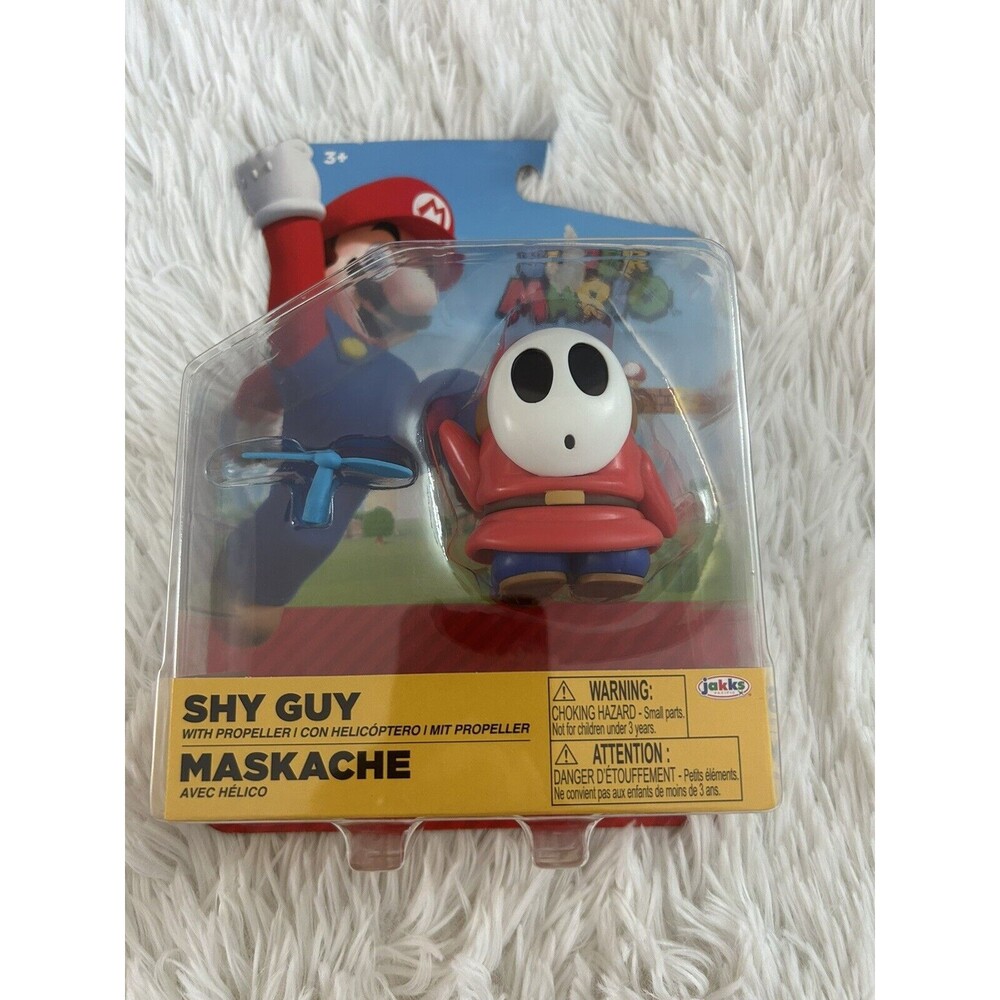 Nintendo Super Mario Shy Guy Propeller Action Figure Toy Collectible New